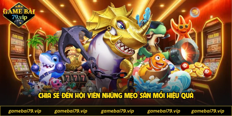 Chia sẻ đến hội viên những mẹo săn mồi hiệu quả