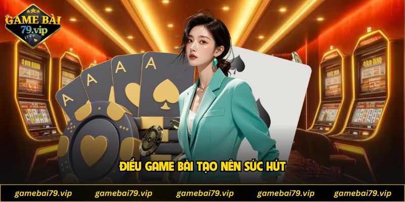 Điều game bài tạo nên sức hút