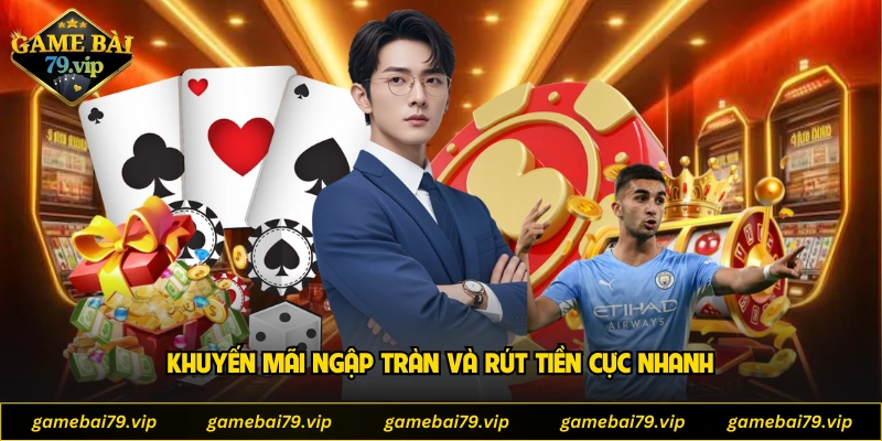Khuyến mãi ngập tràn và rút tiền cực nhanh