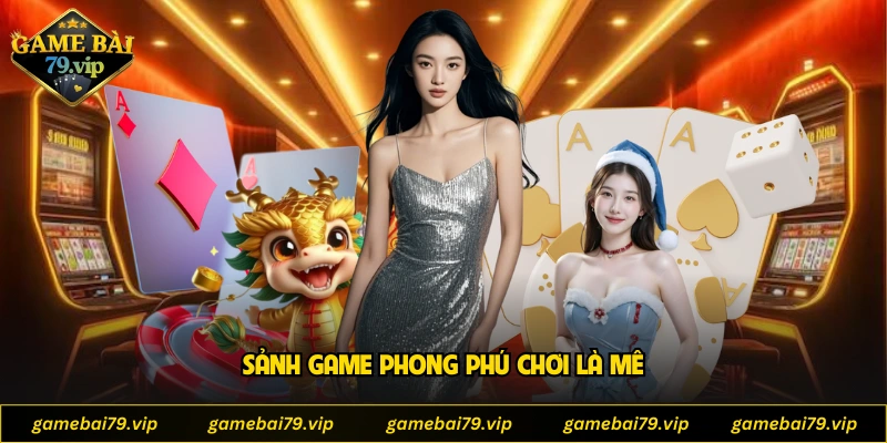 Sảnh game phong phú chơi là mê