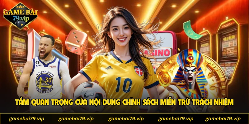 Tầm quan trọng của nội dung chính sách miễn trừ trách nhiệm