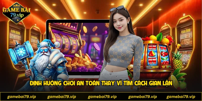 Định hướng chơi an toàn thay vì tìm cách gian lận